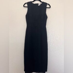 Cinq à Sept Black Midi Dress